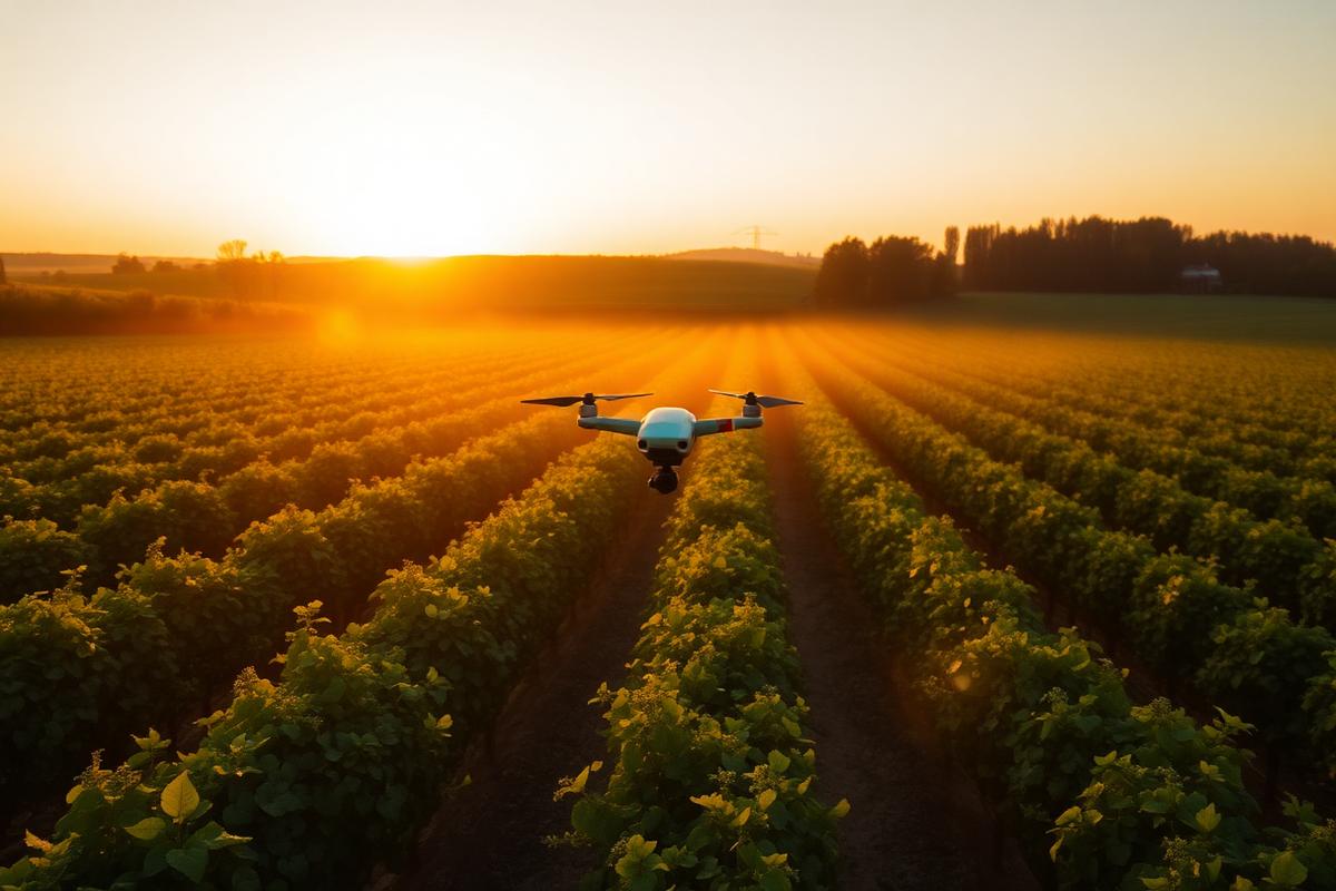 Modern agricultural spraying technology